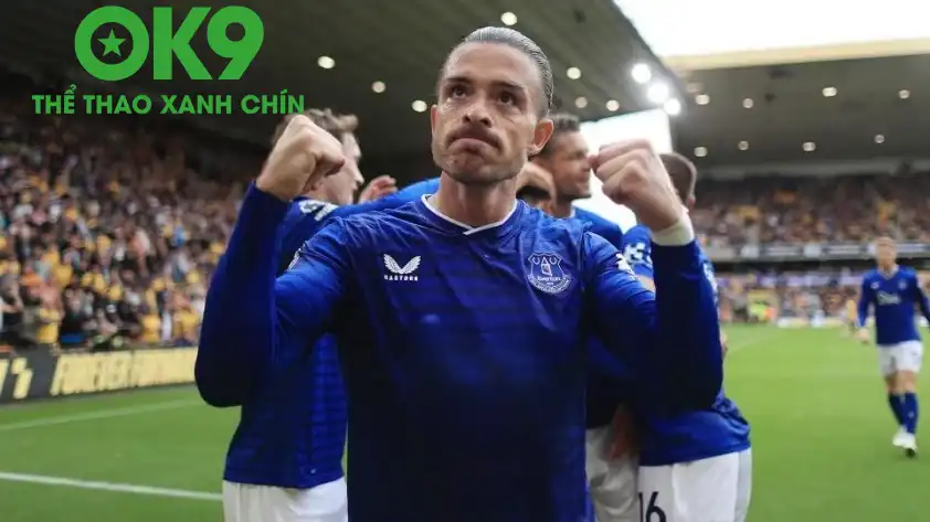 Jack Grealish đang thi đấu ấn tượng trong màu áo Everton (Ảnh: Premier League). Jack Grealish đang thi đấu ấn tượng trong màu áo Everton (Ảnh: Premier League).