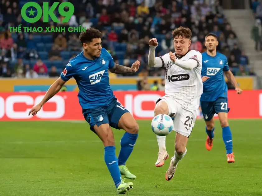 St. Pauli và Hoffenheim đang ở khu vực giữa bảng xếp hạng (Ảnh: Bundesliga) St. Pauli và Hoffenheim đang ở khu vực giữa bảng xếp hạng (Ảnh: Bundesliga)